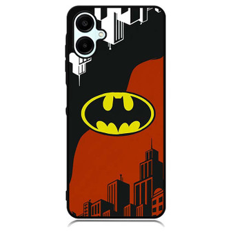 Batman Logo in Upside Down City Samsung Galaxy A06 Case