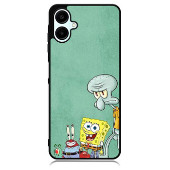 Spongebob Mr Krab Squidward and Plankton Samsung Galaxy A06 Case