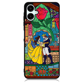 belle and beast prince stained glass Samsung Galaxy A06 Case
