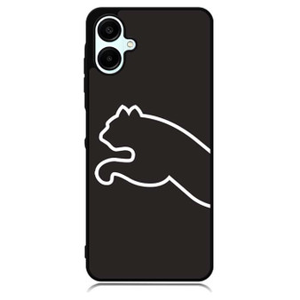 black puma half logo Samsung Galaxy A06 Case