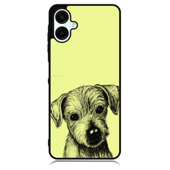 cute puppy sketch Samsung Galaxy A06 Case