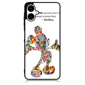 Mickey Mouse Character Montage Samsung Galaxy A06 Case