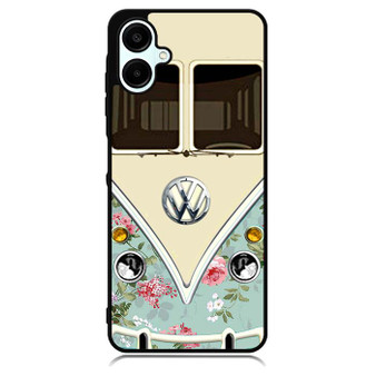 modern floral vw retro bus Samsung Galaxy A06 Case