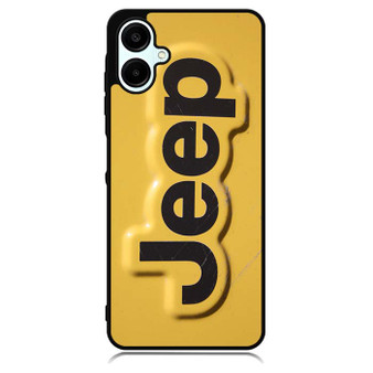 Yellow Jeep Plat Samsung Galaxy A06 Case