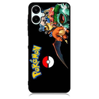 Pokemon in Black Samsung Galaxy A06 Case