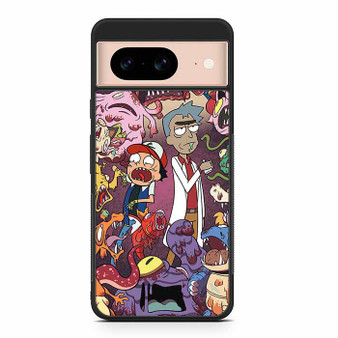 Rick and Mort Pokemon Style Google Pixel 8/ Pixel 8a/ Pixel 8 Pro Case
