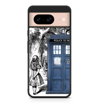 alice tardis sketch Google Pixel 8/ Pixel 8a/ Pixel 8 Pro Case