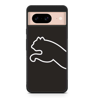 black puma half logo Google Pixel 8/ Pixel 8a/ Pixel 8 Pro Case