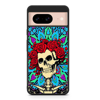 grateful dead rose skull Google Pixel 8/ Pixel 8a/ Pixel 8 Pro Case