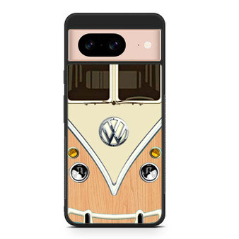light wood vw retro bus Google Pixel 8/ Pixel 8a/ Pixel 8 Pro Case