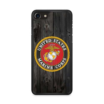 US Marine Corps in Wood Art iPhone 8 | iPhone 8 Plus Case