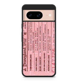 pink disneyland ticket Google Pixel 8/ Pixel 8a/ Pixel 8 Pro Case