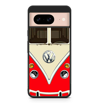 red vw retro bus Google Pixel 8/ Pixel 8a/ Pixel 8 Pro Case