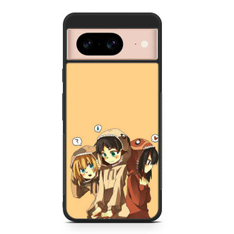 Attack On Titan Chibi Google Pixel 8/ Pixel 8a/ Pixel 8 Pro Case