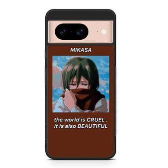 Attack On Titan Mikasa Quotes 1 Google Pixel 8/ Pixel 8a/ Pixel 8 Pro Case