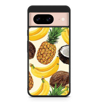 Pineapple Banana Coconut art Google Pixel 8/ Pixel 8a/ Pixel 8 Pro Case