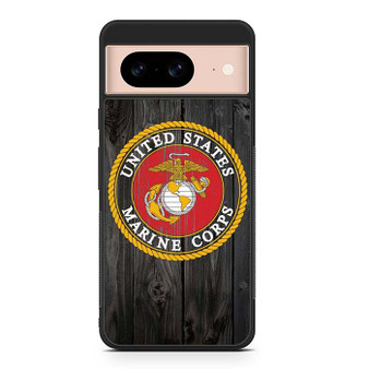 US Marine Corps in Wood Art Google Pixel 8/ Pixel 8a/ Pixel 8 Pro Case