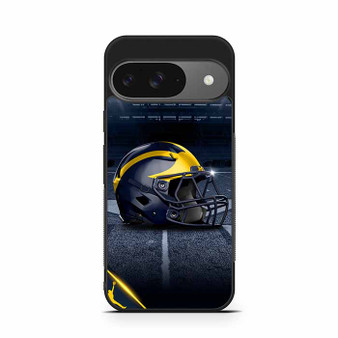 Michigan Wolverines Helmet Google Pixel 9/ Pixel 9a/ Pixel 9 Pro/ Pixel 9 Pro XL Case