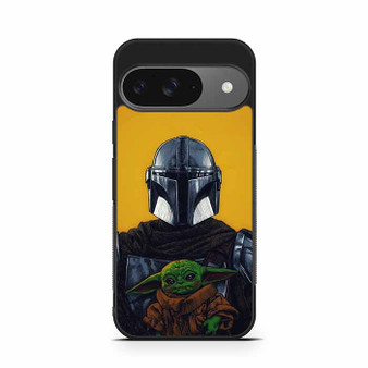 The Mandalorian Boba Fett and Baby Yoda Art Google Pixel 9/ Pixel 9a/ Pixel 9 Pro/ Pixel 9 Pro XL Case