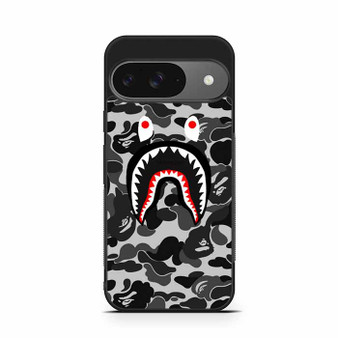 Bape Shark Black Camo Google Pixel 9/ Pixel 9a/ Pixel 9 Pro/ Pixel 9 Pro XL Case