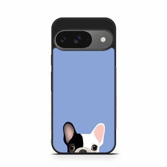 Cute French Bulldog Light Blue Google Pixel 9/ Pixel 9a/ Pixel 9 Pro/ Pixel 9 Pro XL Case