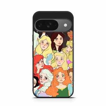 Disney Princess Collage Google Pixel 9/ Pixel 9a/ Pixel 9 Pro/ Pixel 9 Pro XL Case