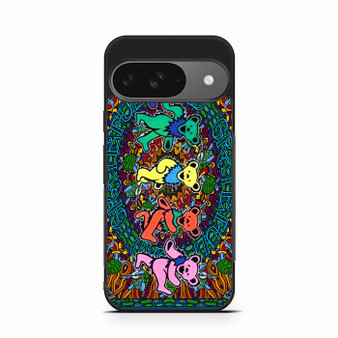 Grateful dead and dancing bears Google Pixel 9/ Pixel 9a/ Pixel 9 Pro/ Pixel 9 Pro XL Case
