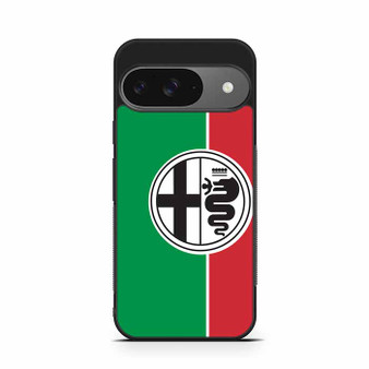 Green White Alfa Romeo Google Pixel 9/ Pixel 9a/ Pixel 9 Pro/ Pixel 9 Pro XL Case