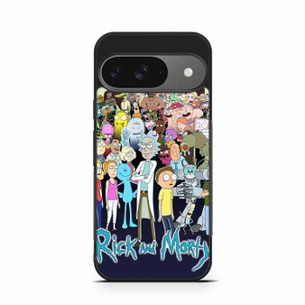 Rick And Morty All Character Google Pixel 9/ Pixel 9a/ Pixel 9 Pro/ Pixel 9 Pro XL Case