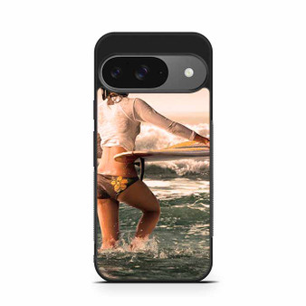 RGO Curl Surfing Girl Google Pixel 9/ Pixel 9a/ Pixel 9 Pro/ Pixel 9 Pro XL Case