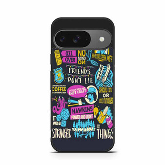 Stranger Things Collage Google Pixel 9/ Pixel 9a/ Pixel 9 Pro/ Pixel 9 Pro XL Case