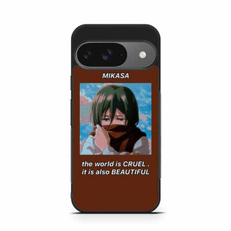 Attack On Titan Mikasa Quotes werw Google Pixel 9/ Pixel 9a/ Pixel 9 Pro/ Pixel 9 Pro XL Case