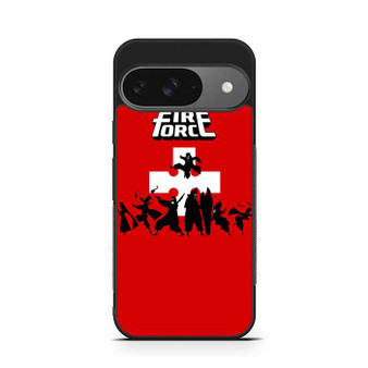 Fire Force Siluet Google Pixel 9/ Pixel 9a/ Pixel 9 Pro/ Pixel 9 Pro XL Case