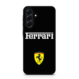 Black Ferrari Samsung Galaxy A56 Case