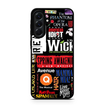 brodway musical collage Samsung Galaxy A56 Case
