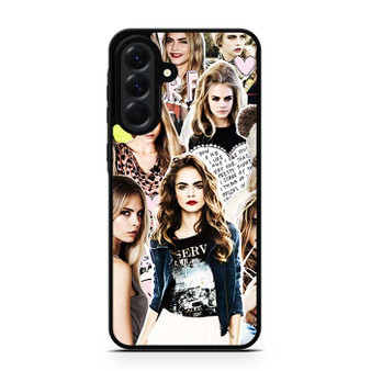 Cara Delevingne Collage Samsung Galaxy A56 Case