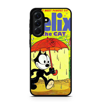 Felix the Cat in Umbrella Samsung Galaxy A56 Case