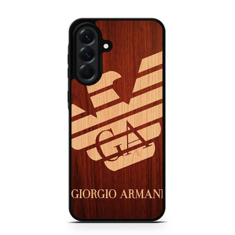 giorgio armani wood Samsung Galaxy A56 Case