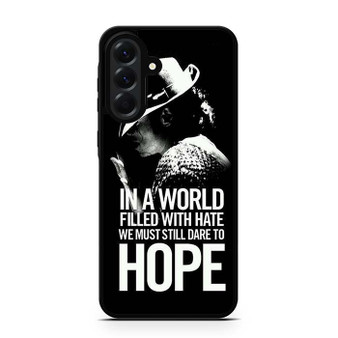 Michael Jackson Quotes Samsung Galaxy A56 Case