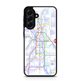 new york map Samsung Galaxy A56 Case