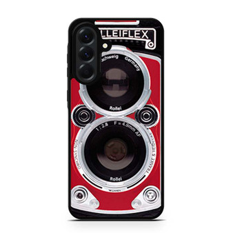 Red Rolleiflex Dual lens Samsung Galaxy A56 Case