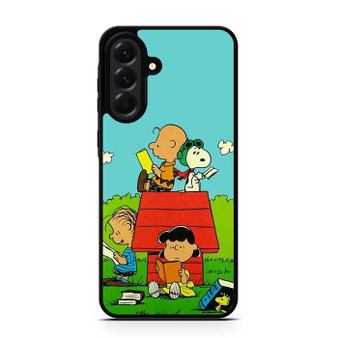 Snoopy Reading Samsung Galaxy A56 Case