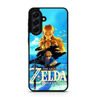 The Legend of Zelda Breath of the Wild Link and Zelda Samsung Galaxy A56 Case