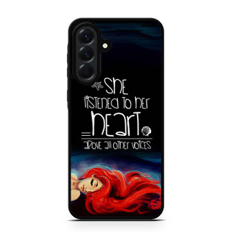 The Little Mermaid Listened Her Heart Samsung Galaxy A56 Case The Little Mermaid Listened Her Heart Samsung Galaxy A56 Case