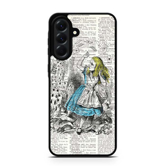 vintage book alice Samsung Galaxy A56 Case