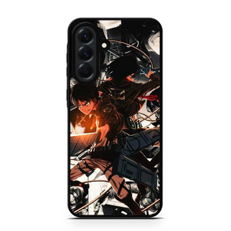 Attack on Titan Eren and Mikasa Samsung Galaxy A56 Case