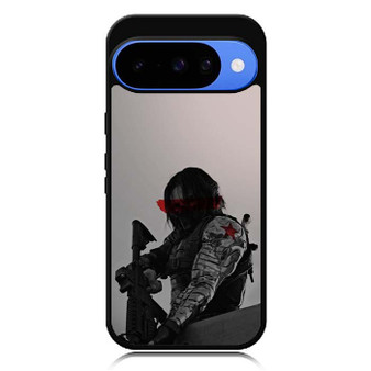 Winter soldier aiming captain america Google Pixel 10 Case