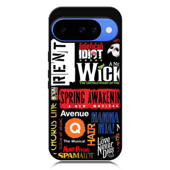 brodway musical collage Google Pixel 10 Case