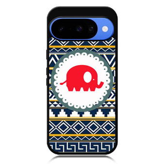 Cute Red Elephant Aztec Google Pixel 10 Case