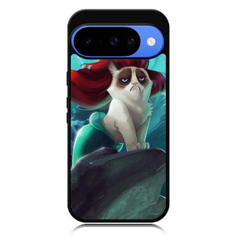 grumpy cat the little mermaid Google Pixel 10 Case